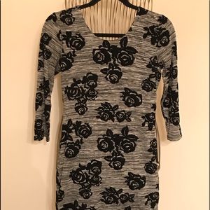 Floral print mini dress